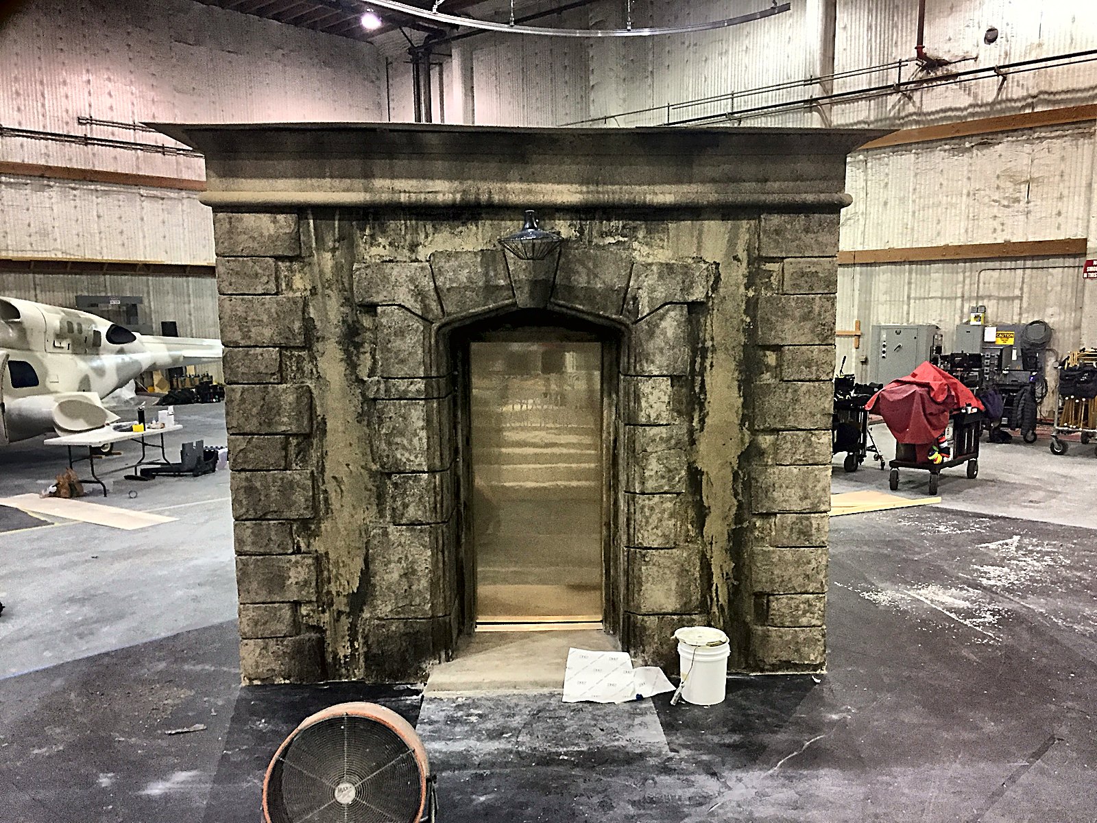Stone entrance